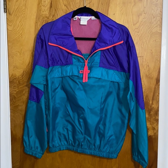 Columbia Jackets & Blazers - Vintage Columbia Pullover Windbreaker